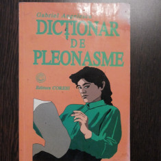 DICTIONAR DE PLEONASME - Gabriel Angelescu - Editura Caresi, 1996, 43 p.