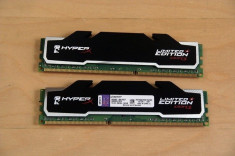 Kit rami Kingston HyperX 4GB DDR3 1600MHz CL9 Black Limited Edition foto