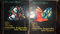 DIN MARILE LEGENDE ALE LUMII ( ILUSTRATII - MARCELA CORDESCU ) 2 VOL.- aL. MITRU foto