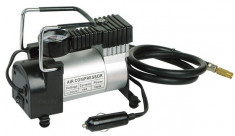 Compresor Auto Metalic 150W Pompa Roti Electrica 12V cu Intrerupator foto