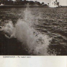 Romania - CP circulata 1961 - Constanta- Pe malul marii - 2/scan