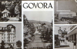 Romania - CP circulata 1963 - Govora - Colaj de imagini, Baile Govora, Fotografie