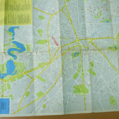 Bucuresti harta turistica Bucarest tourist map Touring A. C. R.