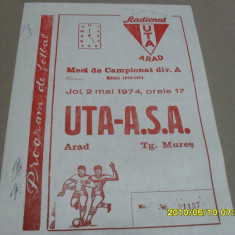 program UTA - ASA TG. Mures