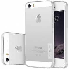 Husa silicon TPU Apple iPhone SE Nillkin Nature transparenta Blister Originala foto