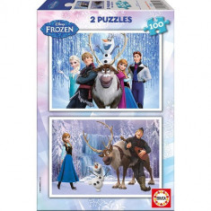 Puzzle Frozen cu 100 de Piese foto