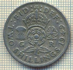 9627 MONEDA -MAREA BRITANIE -TWO SHILLINGS(FLORIN)-anul 1949-starea care se vede