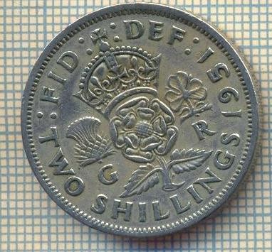 9668 MONEDA -MAREA BRITANIE -TWO SHILLINGS(FLORIN)-anul 1951-starea care se vede
