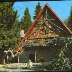 Romania - CP circulata 1976 - Poiana Brasov - Cabana "Coliba Haiducilor"