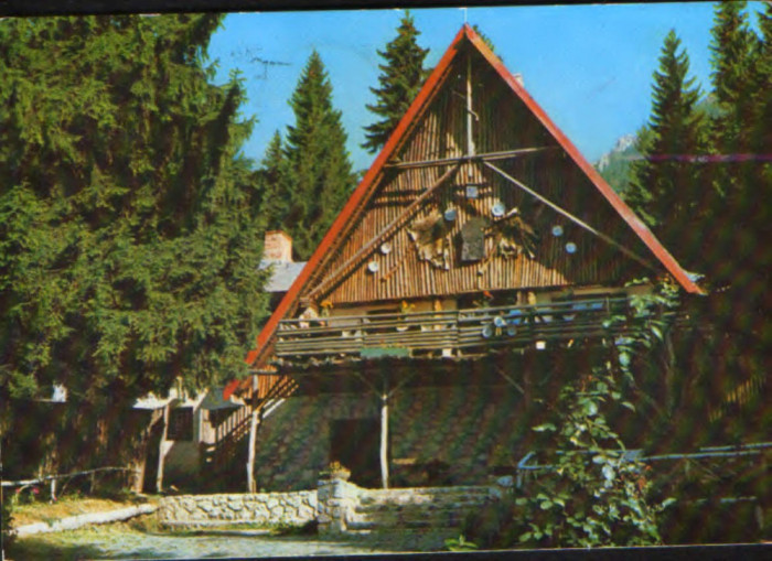 Romania - CP circulata 1976 - Poiana Brasov - Cabana &quot;Coliba Haiducilor&quot;