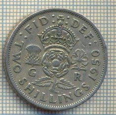 9619 MONEDA -MAREA BRITANIE -TWO SHILLINGS(FLORIN)-anul 1950-starea care se vede
