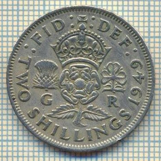 9622 MONEDA -MAREA BRITANIE -TWO SHILLINGS(FLORIN)-anul 1949-starea care se vede