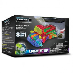 Kit Constructie cu Lumini Laser 8 in 1 - Camion foto