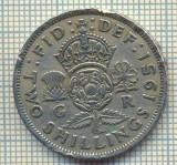 9669 MONEDA -MAREA BRITANIE -TWO SHILLINGS(FLORIN)-anul 1951-starea care se vede