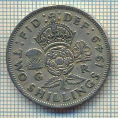 9645 MONEDA -MAREA BRITANIE -TWO SHILLINGS(FLORIN)-anul 1949-starea care se vede