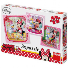 Puzzle 3 in 1 - Vizita lui Minnie foto