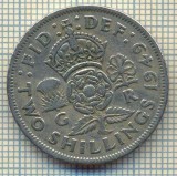 9646 MONEDA -MAREA BRITANIE -TWO SHILLINGS(FLORIN)-anul 1949-starea care se vede