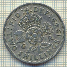 9634 MONEDA -MAREA BRITANIE -TWO SHILLINGS(FLORIN)-anul 1949-starea care se vede