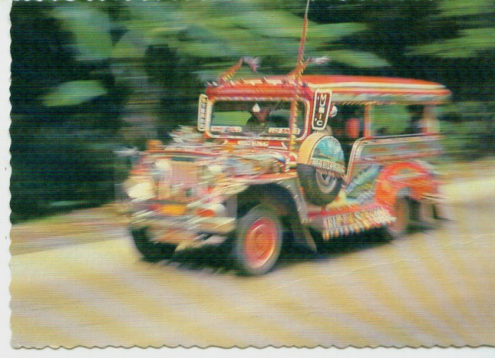 TRANSPORT AUTO &quot;JEEPNEY&quot; AUTOBUZ SPECIFIC CARE SE GASESTE DOAR IN FILIPINE