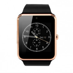 Resigilat! Smartwatch cu Telefon iUni GT08s Plus, Camera 1,3 Mp, BT, LCD Capacitiv 1.54 inch Antizgarieturi, Gold edition foto