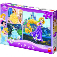 Puzzle 3 in 1 - Princess foto