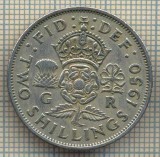 9599 MONEDA -MAREA BRITANIE -TWO SHILLINGS(FLORIN)-anul 1950-starea care se vede