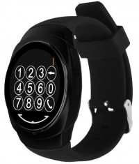 Resigilat! Ceas Smartwatch iUni Classic O100, BT, LCD 1.3 Inch, Negru foto