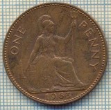 9687 MONEDA -MAREA BRITANIE -ONE PENNY -anul 1963-starea care se vede, Europa