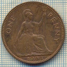 9687 MONEDA -MAREA BRITANIE -ONE PENNY -anul 1963-starea care se vede