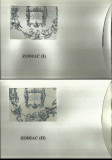LP 1900c + 1919c - Zodiac I+II - Pereche de gravuri in culoare negru