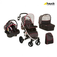 Set Carucior Malibu XL All in One Dots Black foto