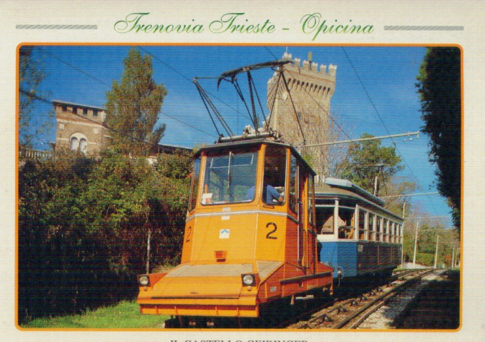 TRANSPORT PE SINE TRAMVAI TRIESTE ITALIA