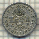 9652 MONEDA -MAREA BRITANIE -TWO SHILLINGS(FLORIN)-anul 1951-starea care se vede