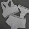 Set Dama Calvin Klein bustiera + chilot tanga + boxer S - ALB