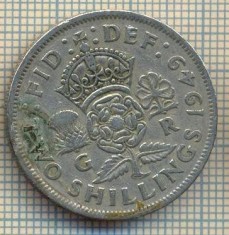 9648 MONEDA -MAREA BRITANIE -TWO SHILLINGS(FLORIN)-anul 1949-starea care se vede