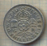 9656 MONEDA -MAREA BRITANIE -TWO SHILLINGS(FLORIN)-anul 1951-starea care se vede