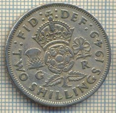 9642 MONEDA -MAREA BRITANIE -TWO SHILLINGS(FLORIN)-anul 1949-starea care se vede