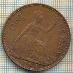 9678 MONEDA -MAREA BRITANIE -ONE PENNY -anul 1967-starea care se vede