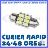 BEC AUTO LED LEDURI - SOFIT FESTOON C5W 31 mm 6 SMD CANBUS FARA EROARE - NUMAR, Universal