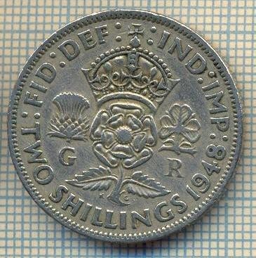 9513 MONEDA -MAREA BRITANIE -TWO SHILLINGS(FLORIN)-anul 1948-starea care se vede