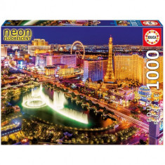 Puzzle Neon 1000 Piese Las Vegas foto