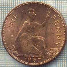 9686 MONEDA -MAREA BRITANIE -ONE PENNY -anul 1967-starea care se vede