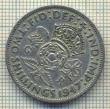 9592 MONEDA -MAREA BRITANIE -TWO SHILLINGS(FLORIN)-anul 1947-starea care se vede