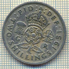 9664 MONEDA -MAREA BRITANIE -TWO SHILLINGS(FLORIN)-anul 1951-starea care se vede