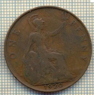 9683 MONEDA -MAREA BRITANIE -ONE PENNY -anul 1920-starea care se vede foto