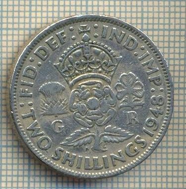 9583 MONEDA -MAREA BRITANIE -TWO SHILLINGS(FLORIN)-anul 1948-starea care se vede foto