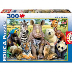 Puzzle Animale 300 Piese foto