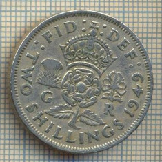 9643 MONEDA -MAREA BRITANIE -TWO SHILLINGS(FLORIN)-anul 1949-starea care se vede