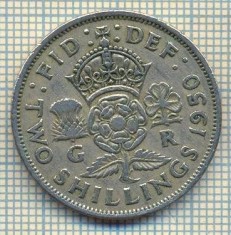 9617 MONEDA -MAREA BRITANIE -TWO SHILLINGS(FLORIN)-anul 1950-starea care se vede
