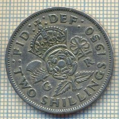 9615 MONEDA -MAREA BRITANIE -TWO SHILLINGS(FLORIN)-anul 1950-starea care se vede